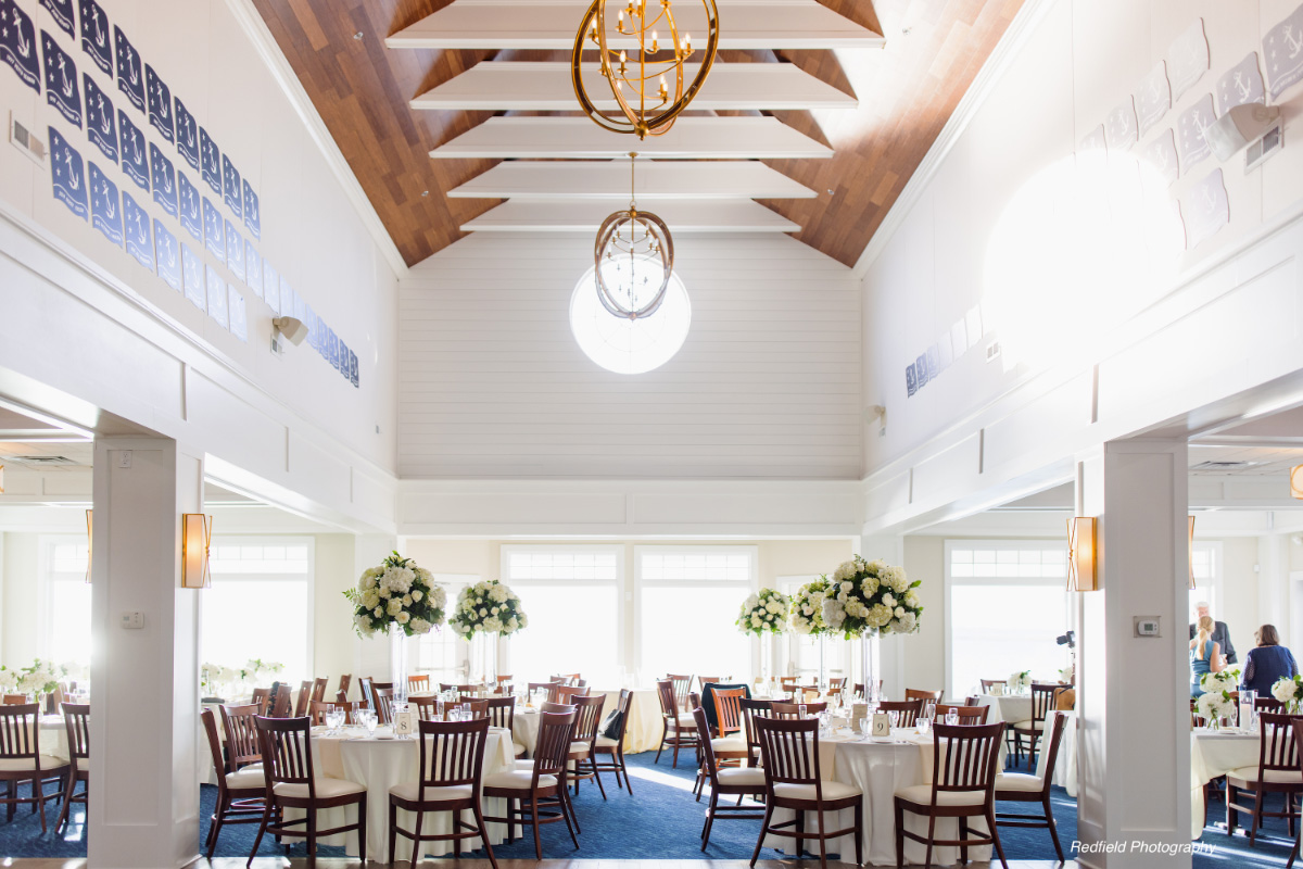 wedding-reception-venue-tables-flowers-WEDDING-&-EVENTS-Ballroom-Table-decor-Avalon-Yacht-Club