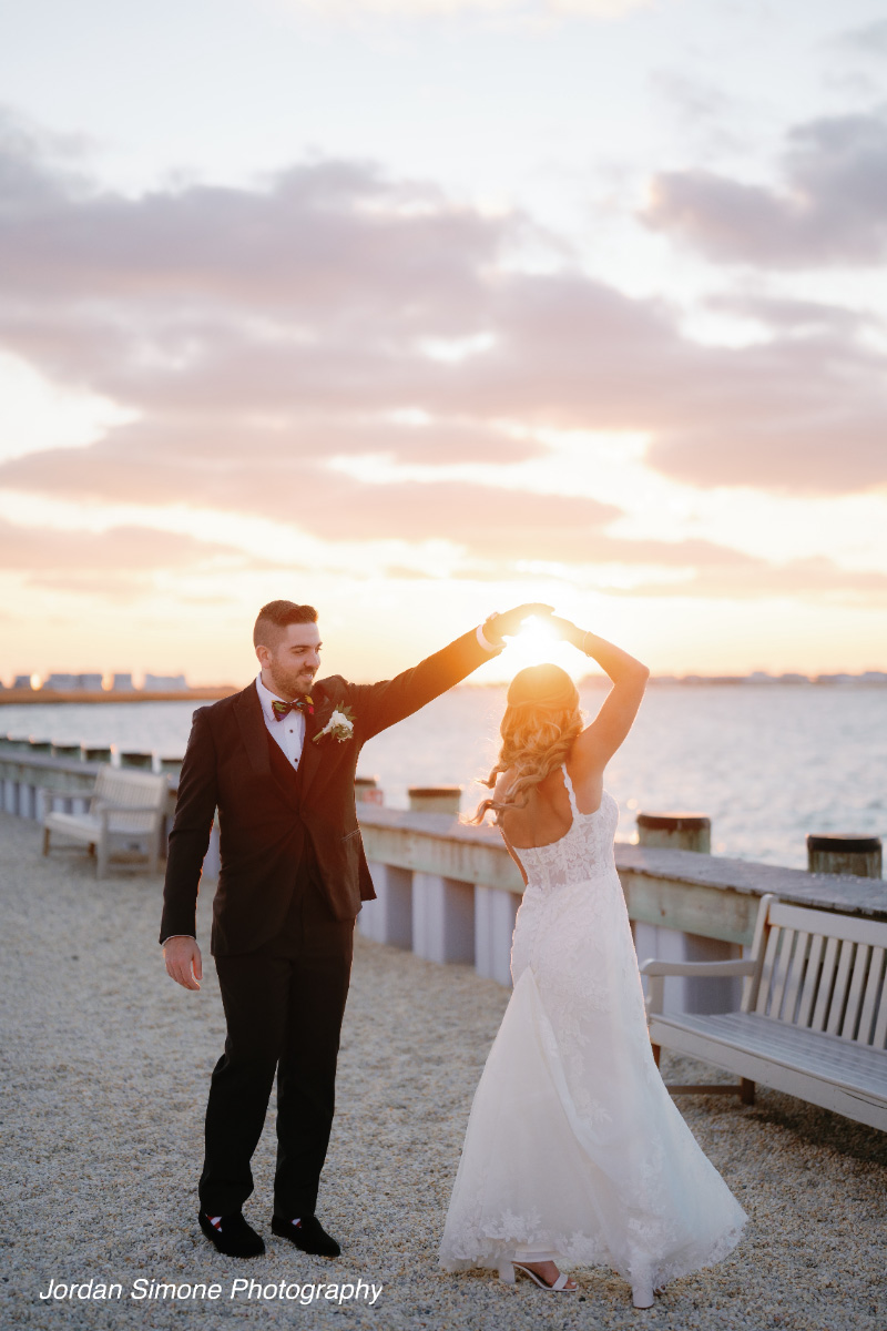 Bride-groom-beach-sunset-dance-WEDDING-&-EVENTS-Outside-Sunset-Avalon-Yacht-Club